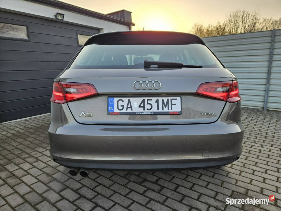 Audi A3 Sportback 14 TFSi 125 xenon BEZWYPADEK 5 czujnik parkowania Gdynia