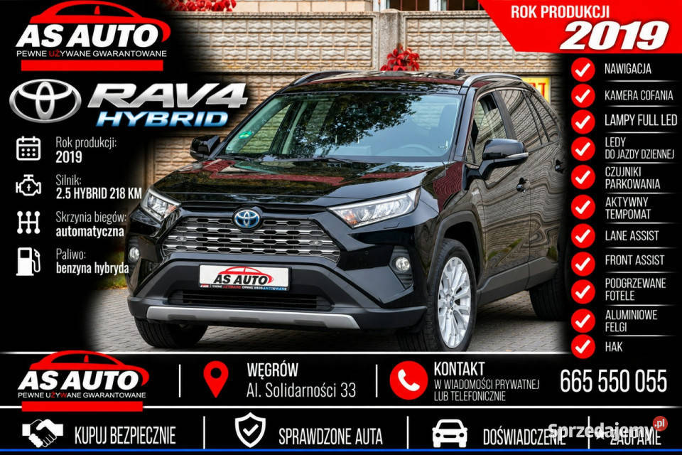 Toyota RAV4 25 Hybrid 218 RAV4 Węgrów