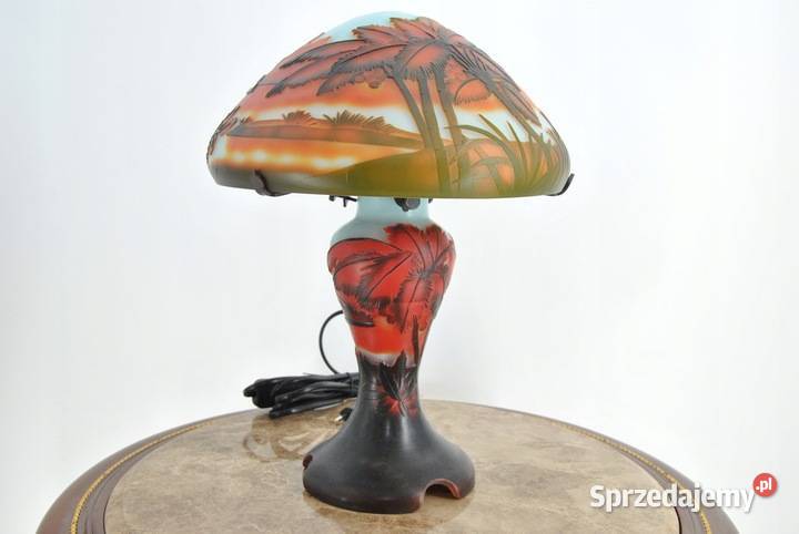 Lampa Stołowa Gabinetowa Biurowa Szkło Emile małopolskie Kraków