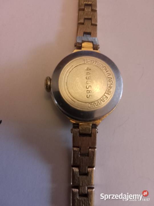 Zegarek pozłacany ZARIA Bytom sprzedam