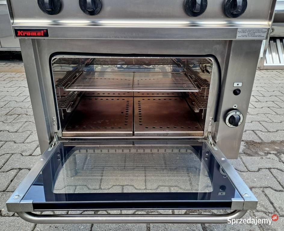 KUCHNIA GAZ 4 PALNIKOWA Z PIEKARNIKIEM KROMET Gastronomia Nowe Skalmierzyce