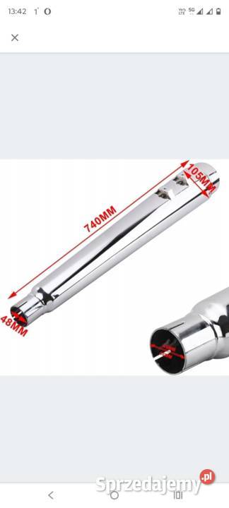 Chromowane Rury Wydechowe 4 Harley Touring Zawiercie