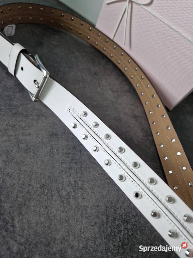 Skórzany pasek marki Michael Kors Dla kobiet Nowogard sprzedam