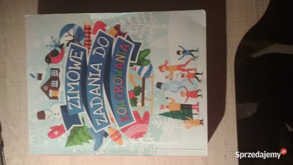 Kolorowanka Zimowe zadania do kolorowania miękka Wieliczka sprzedam