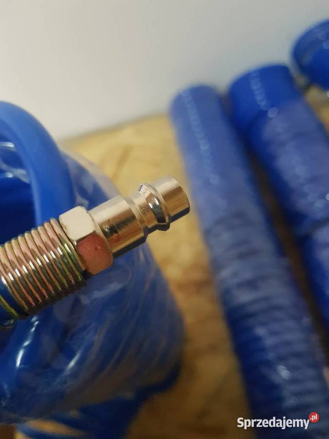 WĄŻ SPIRALNY 8x12 mm 20m PRZEWÓD DO KOMPRESORA Głogowa