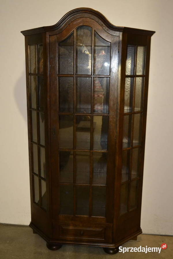 witryna stylowa ciemny dąb śląskie Będzin