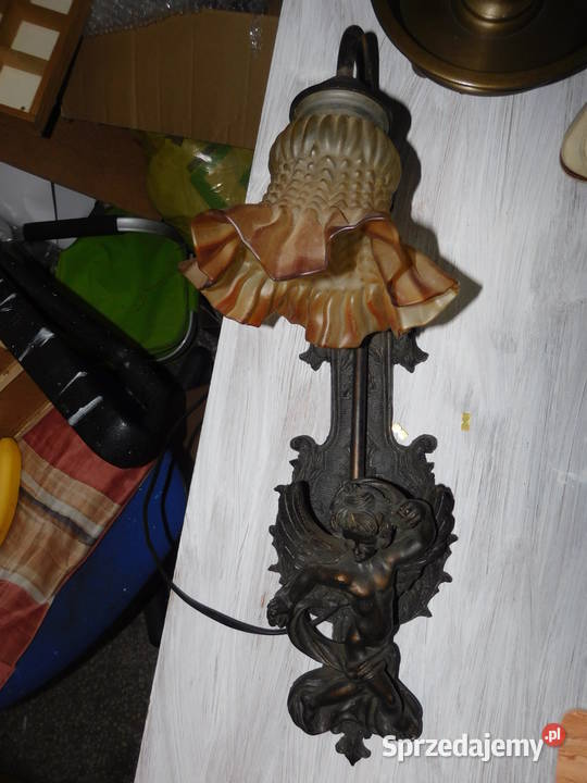 Kinkiet z amorkiem dolnośląskie Oleśnica