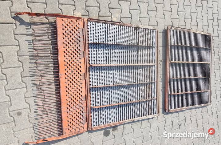 Sito żaluzjowe górne dolne grzebień komplet sit Do kombajnów sprzedam