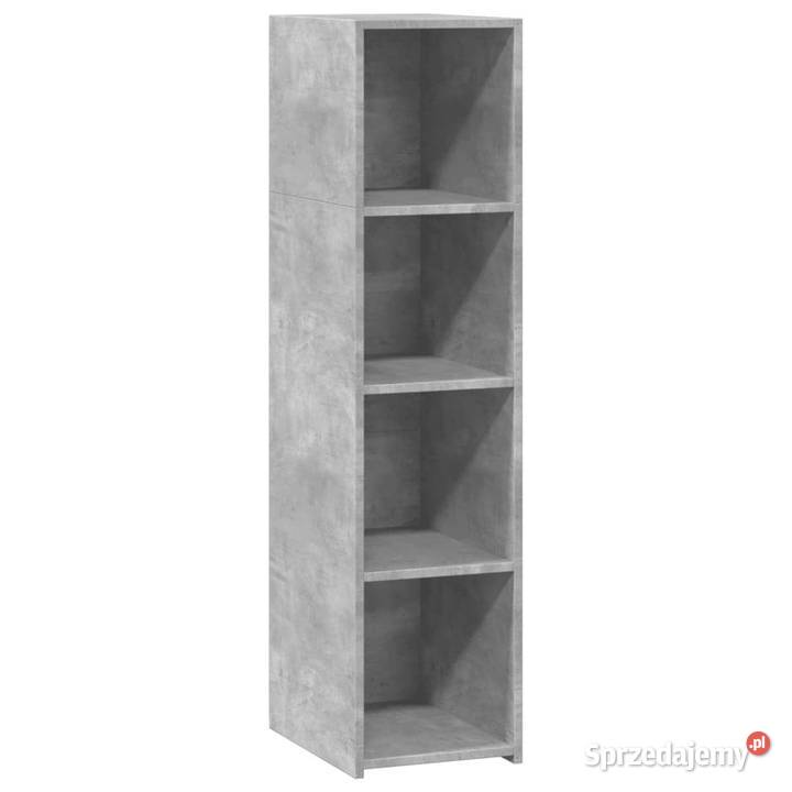 Wysoka szafka szarość betonu 30x41x124 WM846379 Pozostałe