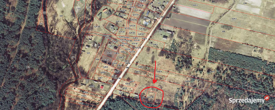 Działka Borowiec Tanwią malownicza okolica Borowiec