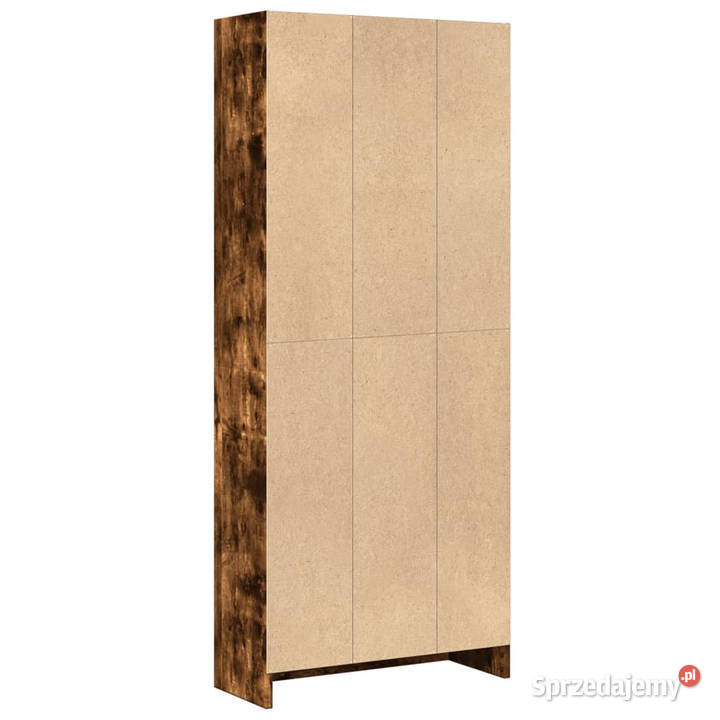 Regał przydymiony dąb 60x24x143 materiał Warszawa