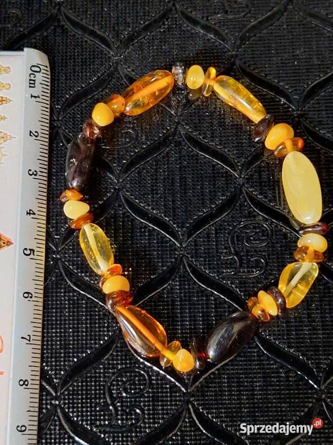 Śliczna bransoletka bursztynowa Amber Jantar Gdańsk