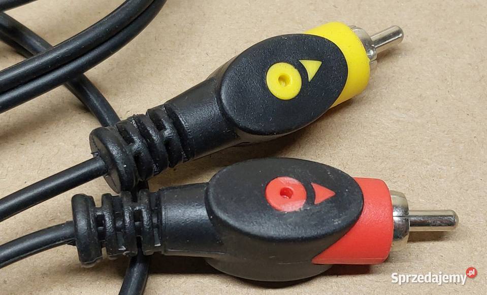 PRZEDŁUŻACZ KABEL 2X RCA NA 2X RCA CINCH MĘSKI
