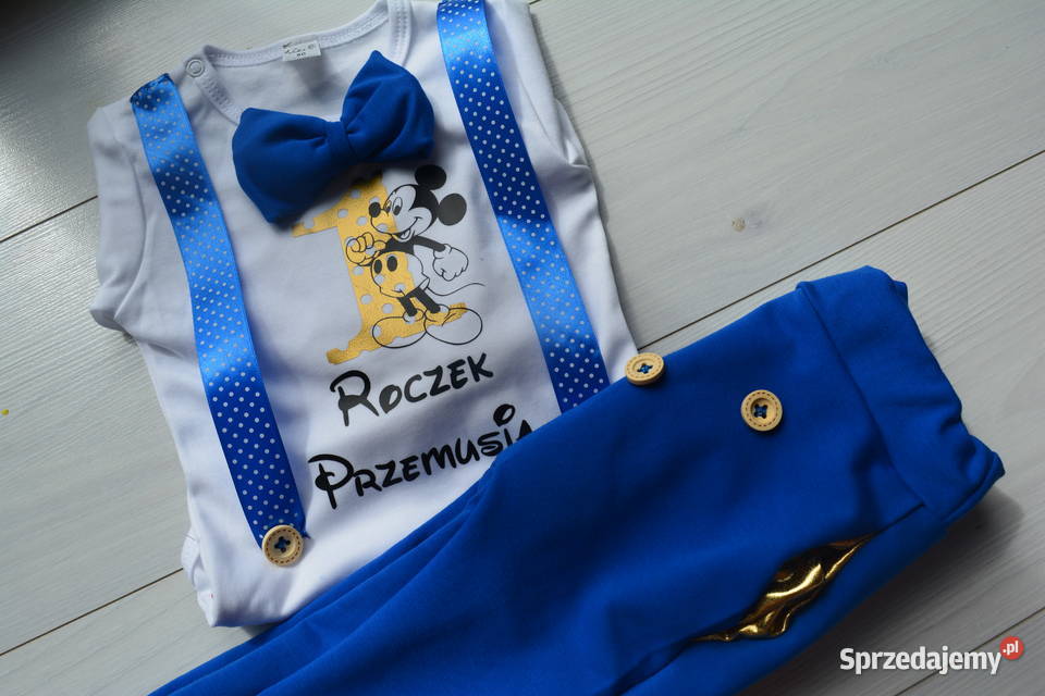 Komplet na roczek urodziny chłopiec elegancik Waćmierz