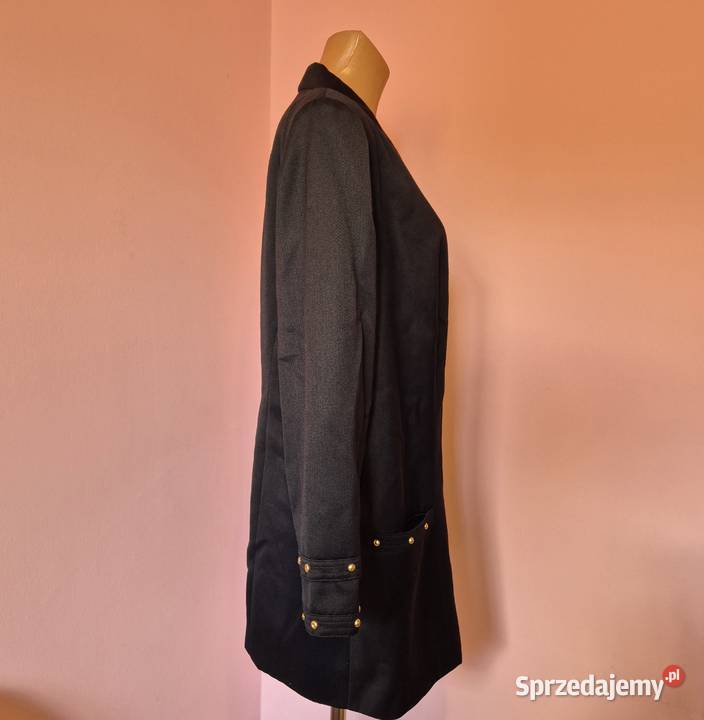 Czarny żakiet damski vintage Brzesko