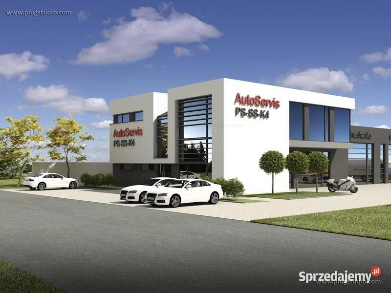 Projekt warsztatu z adaptacją do działki Katowice