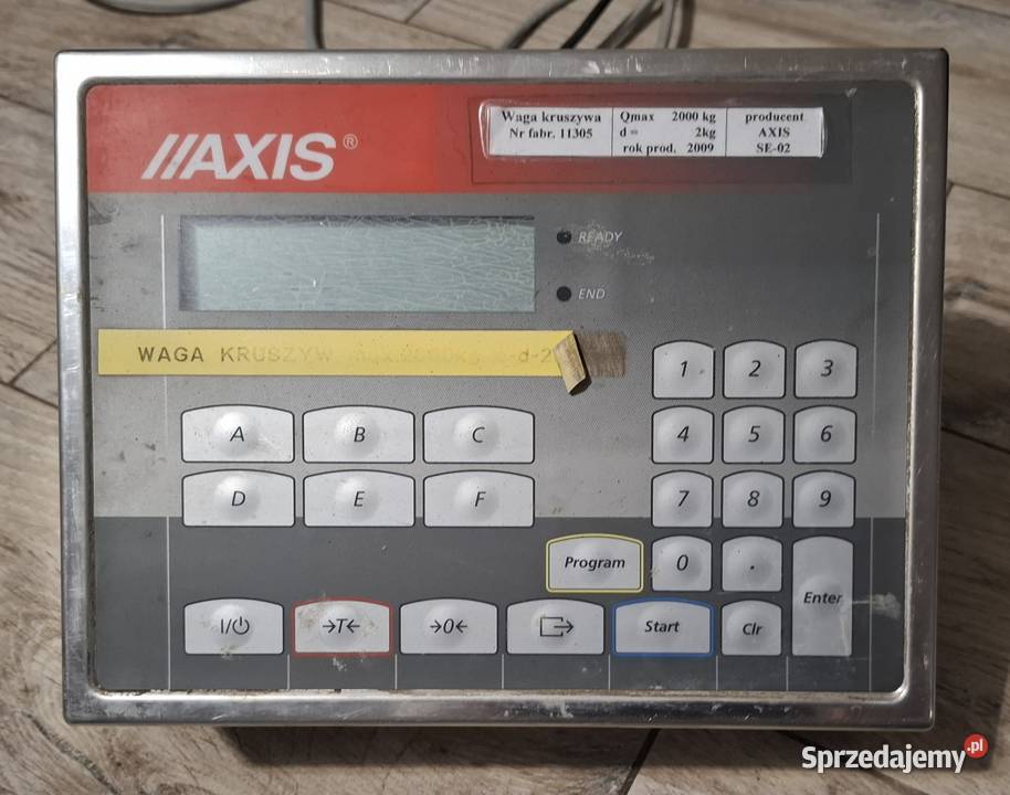 Miernik wagowy AXIS SE02 AXIS ME02 mazowieckie Żuromin