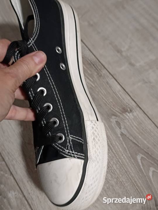trampki rozmiar 39 czarne wielkopolskie Poznań sprzedam
