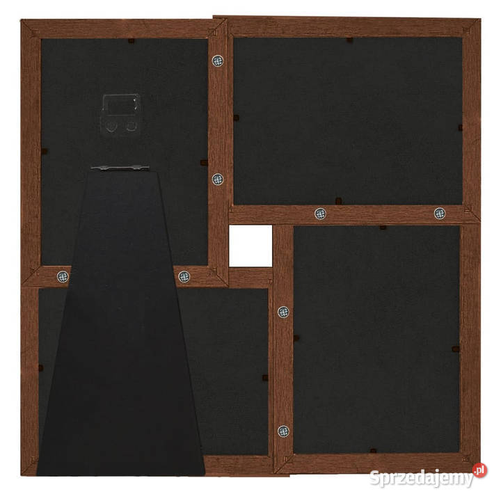 Ramka na 4 zdjęcia 10x15 ciemnobrązowa MDF Warszawa sprzedam