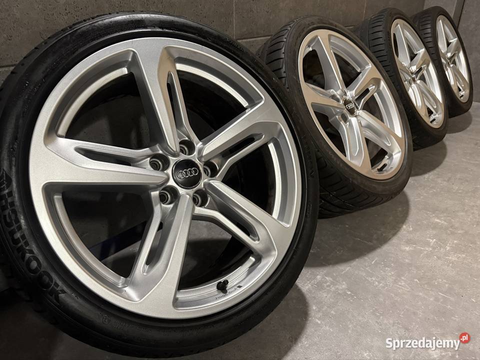 19 Audi Sport A5 A4 b8 b9 OEM felgi kola komplet Lubasz