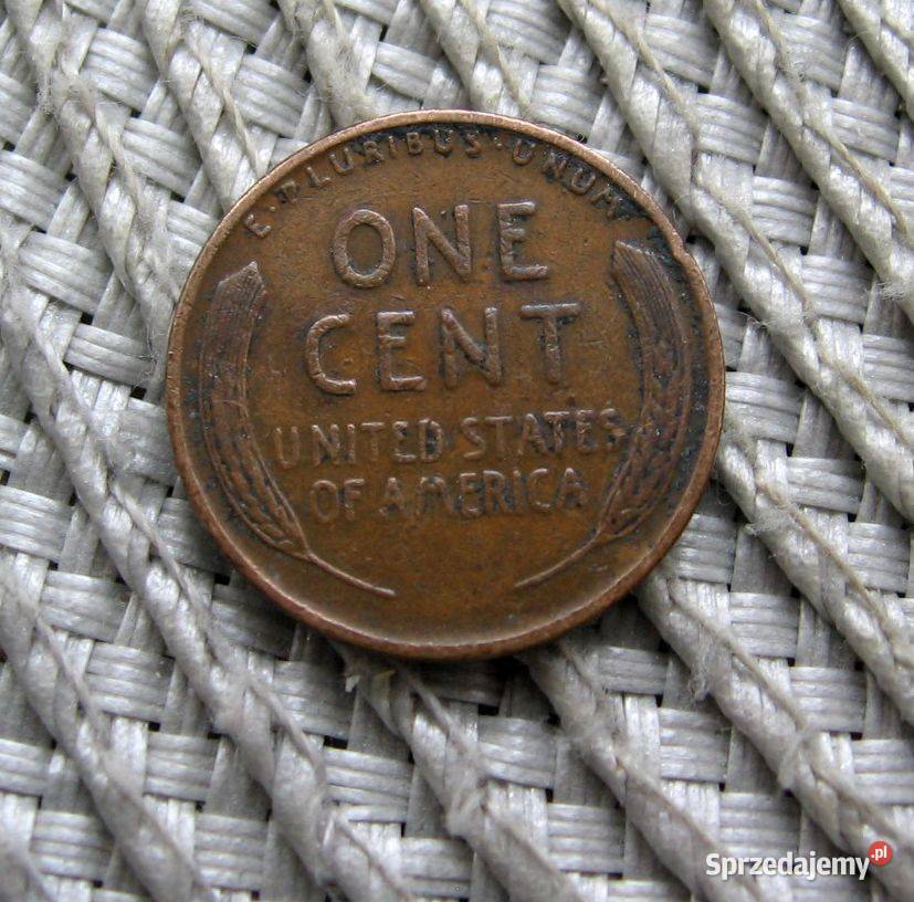 USA 1 Cent 1940r wielkopolskie Kalisz