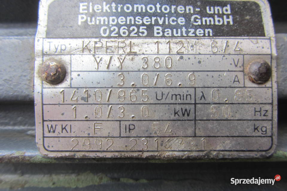 Silnik elektryczny 380 V Biłgoraj sprzedam