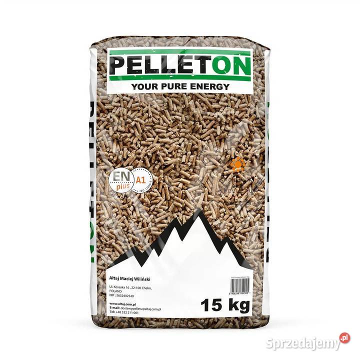 Certyfikowany Pellet Drzewny Pelleton A1 EN Plus