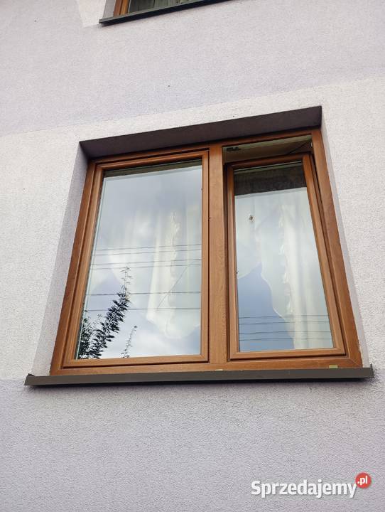 Okno plastikowe złoty dąb Kunów sprzedam