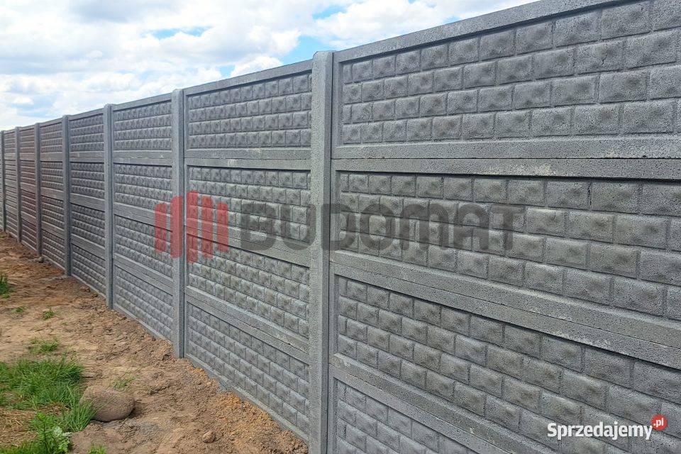 Ogrodzenie betonowe płyty słupy ogrodzeniowe Elementy betonowe kujawsko-pomorskie Łabiszyn