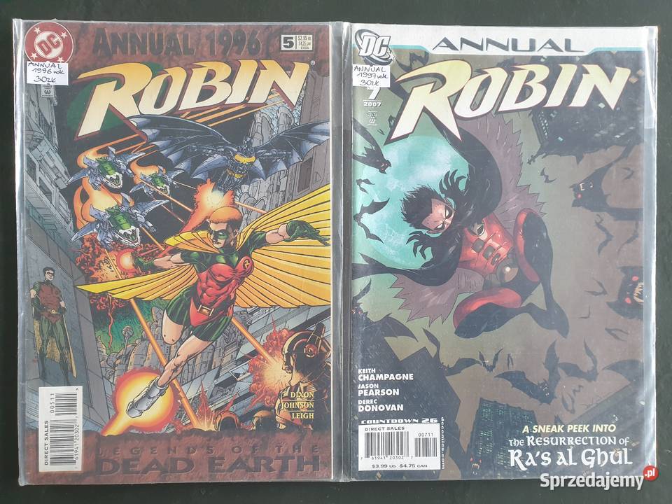 Robin zestaw 7 oryginalnych komiksów USA DC Gdynia