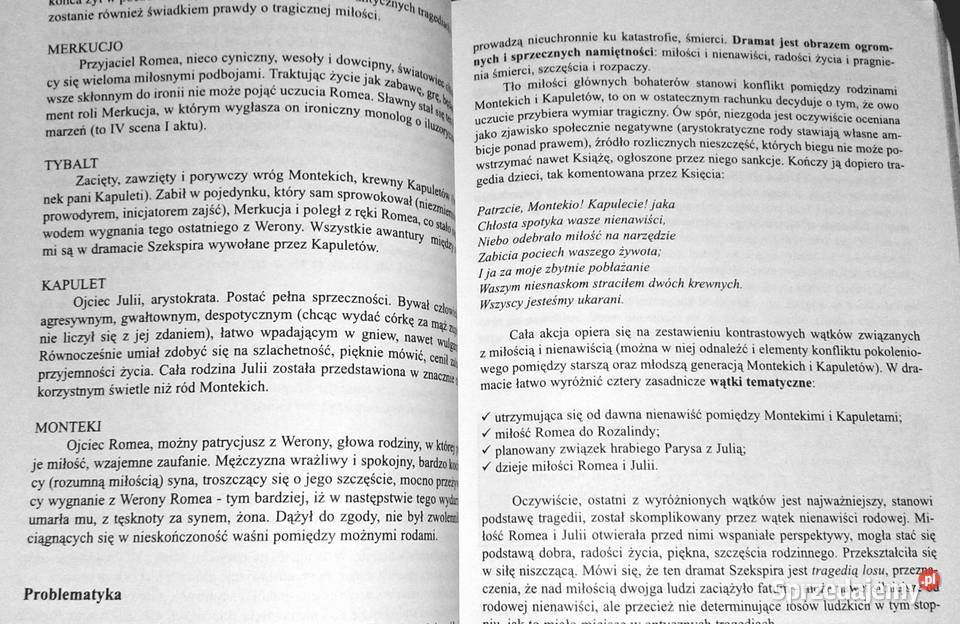 Opracowania lektur wszystkich liceów Maciej miękka Pozostałe Chełm sprzedam