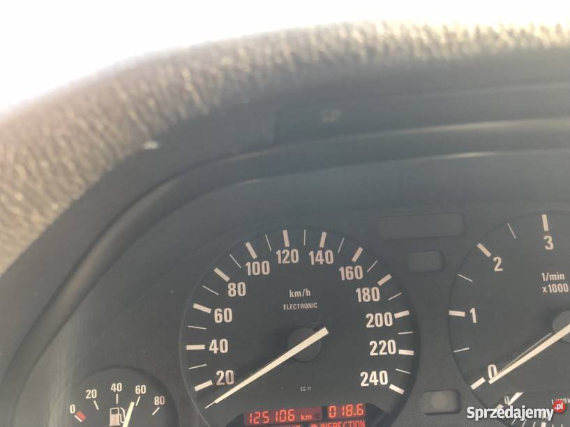 BMW E34 525 TD Nightfire Red Warszawa