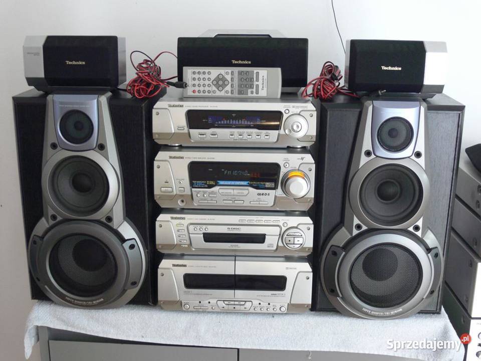 Wieża Technics SAEH760 pilot kolumny WYSYŁKA Jasło