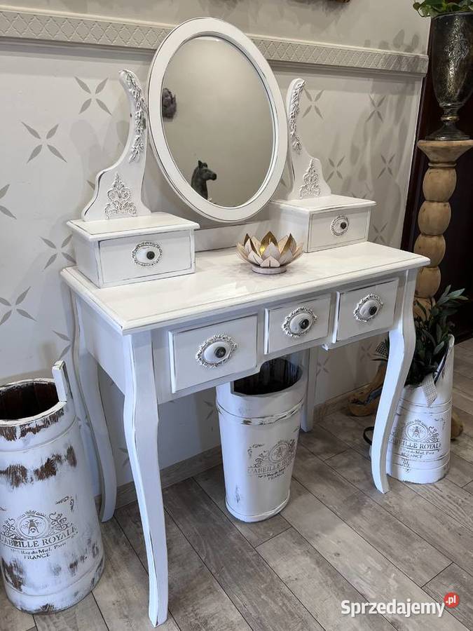Toaletka drewniana shabby chic