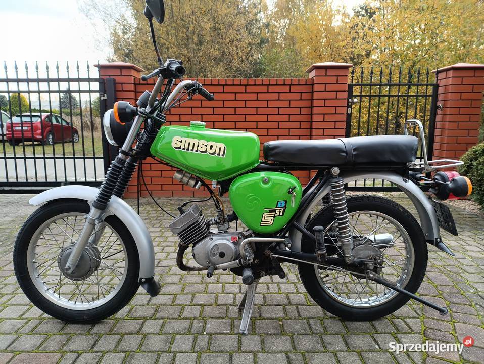 Simson S51 zarejestrowany Simson łódzkie Sieradz