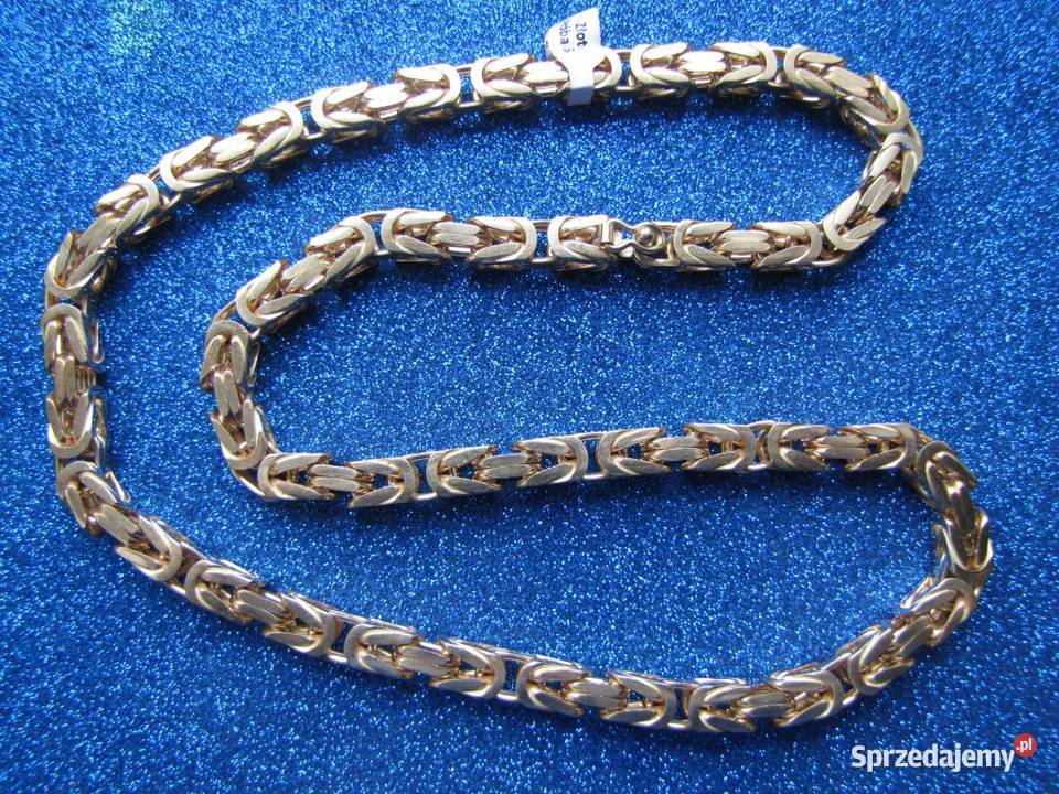 ZŁOTY ŁAŃCUSZEK KRÓLEWSKI SPLOT 175 GRAM NOWY Warszawa sprzedam