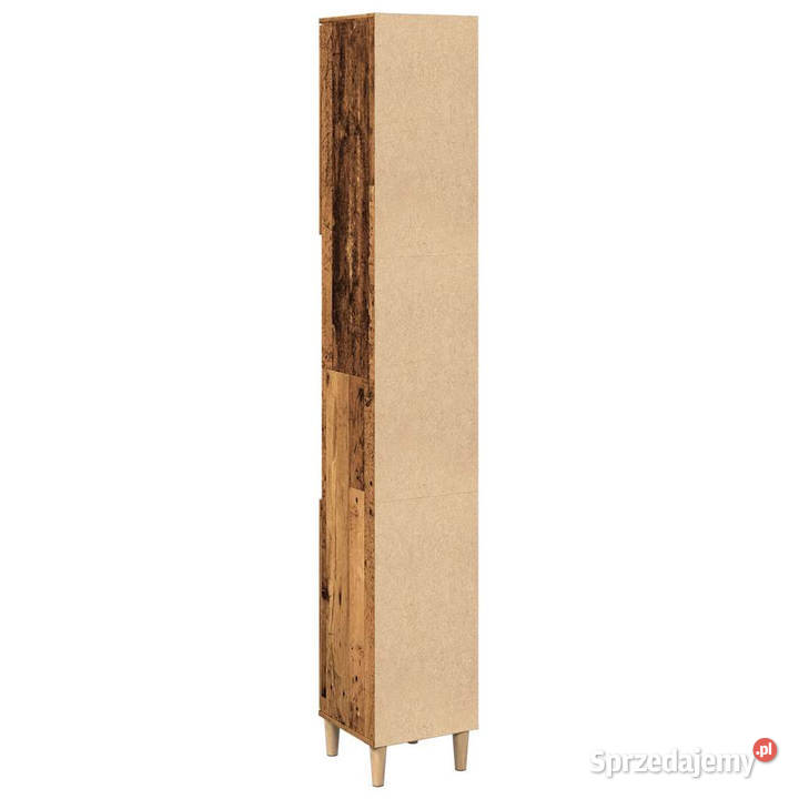 Szafka łazienkowa stare drewno 30x30x190 mazowieckie Warszawa