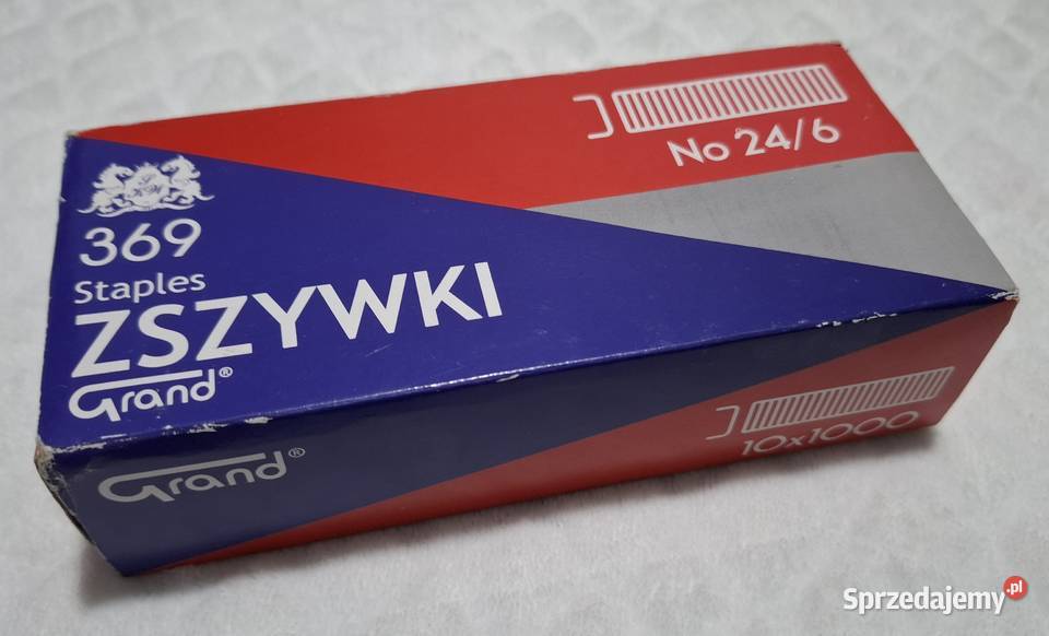 Zszywki 246 Grand 369 1000 6x12mm Pozostałe śląskie