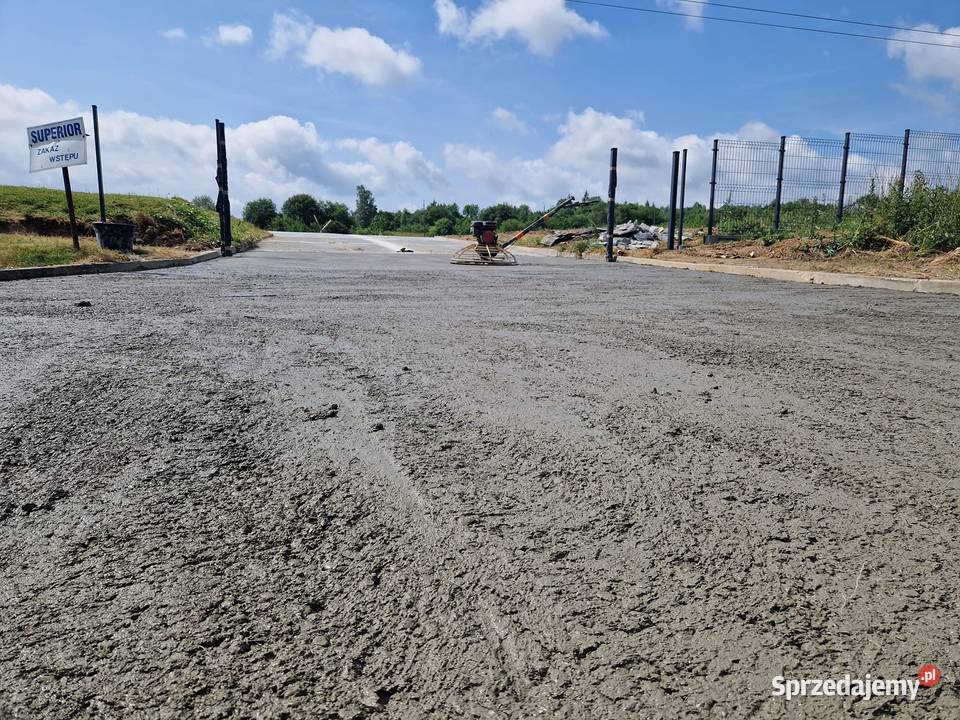 Beton towarowy transport pompowanie posadzki Jeziorany