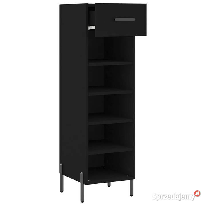 Szafka na buty czarna 30x35x105 materiał mazowieckie Warszawa