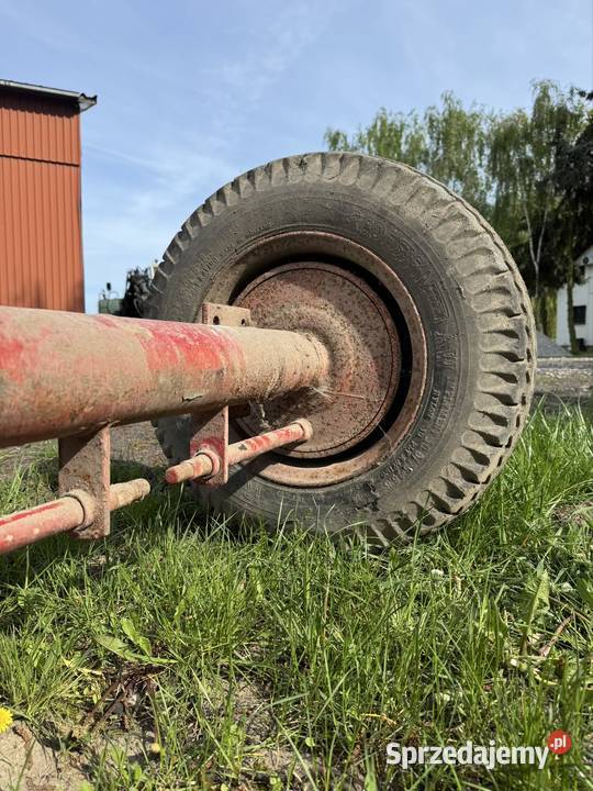 oś do przyczepy rolniczej rolnicza ośka z kołami wielkopolskie Strzydzew