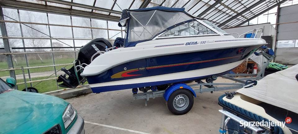 Motorówka Bella 530 excel Bowrider warmińsko-mazurskie Ruciane-Nida