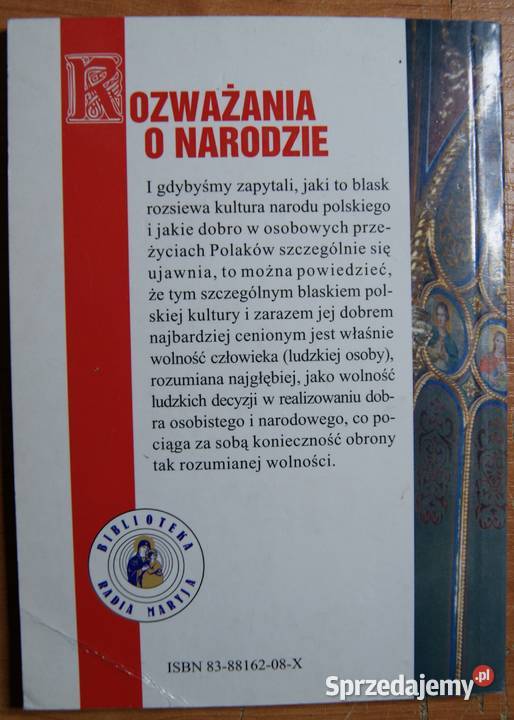 Mieczysław A Krąpiec OP Rozważania o narodzie miękka Kultura i Rozrywka Parczew