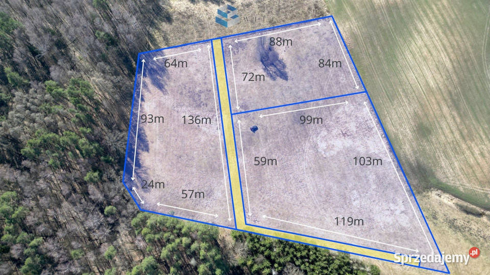 Działka Jędrychówko 7979m2 Nieruchomości warmińsko-mazurskie sprzedam