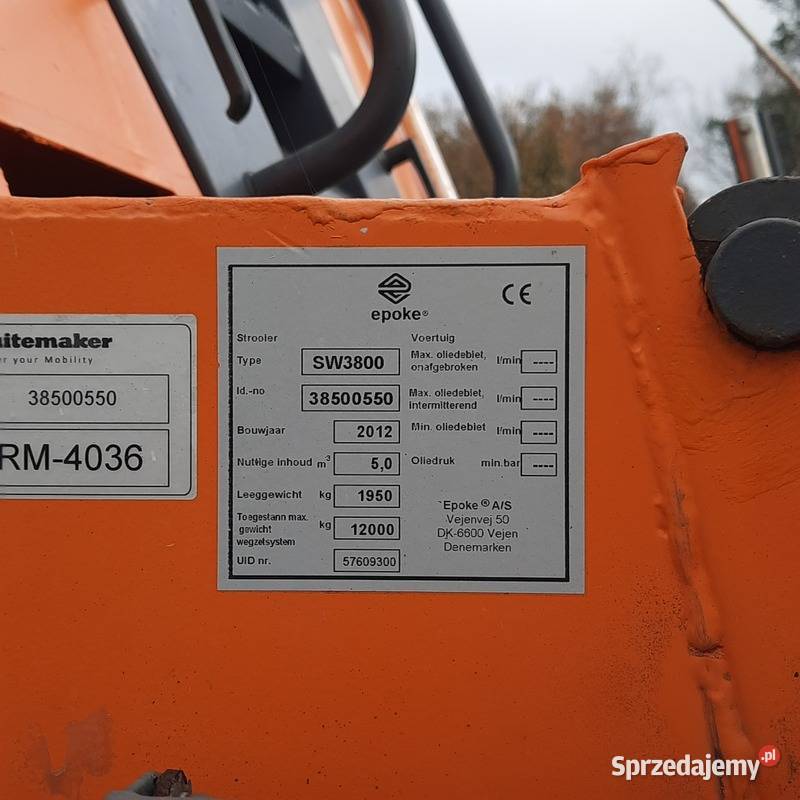 Epoke Sirius SW 3800 Piaskarka Solarka sprzedam