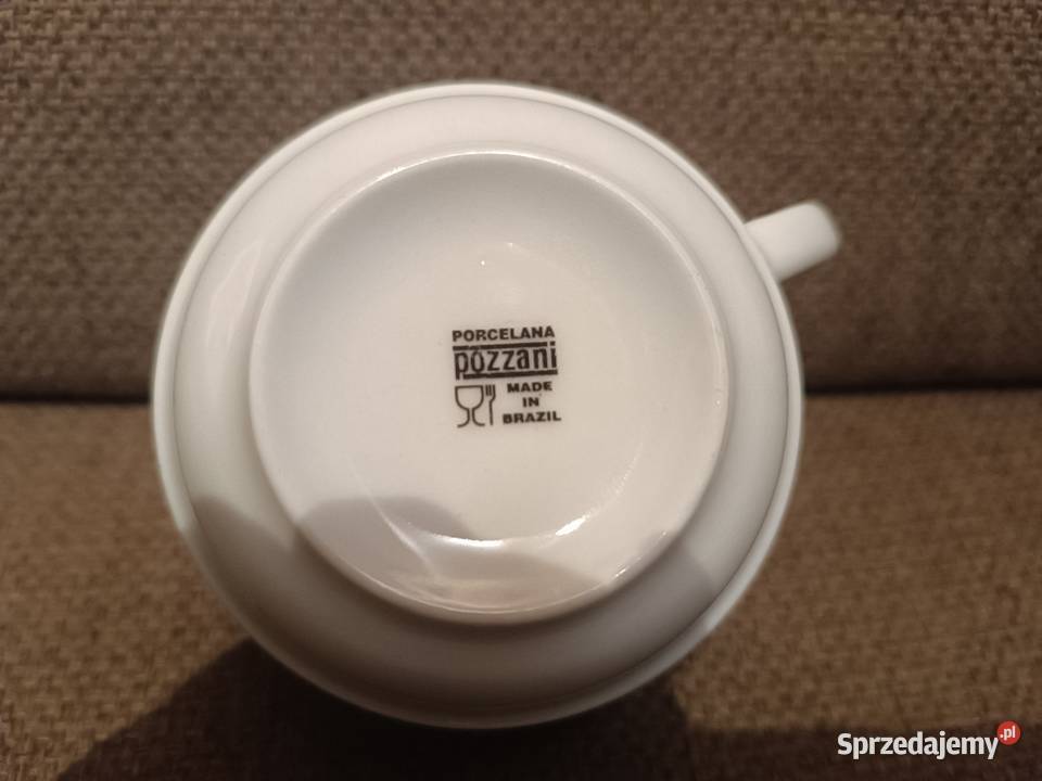 5 x filiżanki z podstawkami do kawy porcelana Wyposażenie wnętrz śląskie
