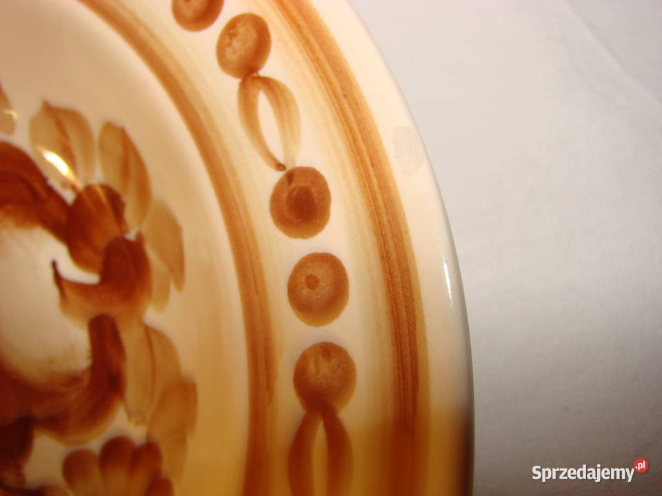 Włocławek fajansowy talerz