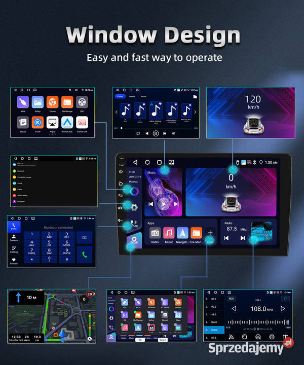 Radio Nawigacja Android Ford Fiesta Mk5 0208 Mińsk Mazowiecki