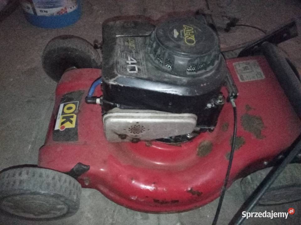 Kosiarka ALKO uszkodzona Ogród lubelskie