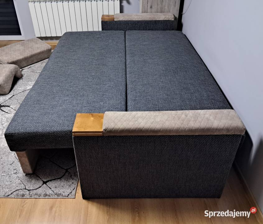 Łóżko kanapa dwuosobowa zadbana Słupca wielkopolskie